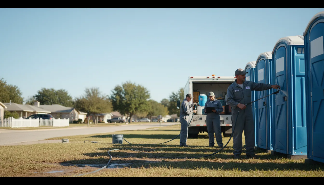 Long-Term Portable Toilet Rental in Houghton Lake, MI near me